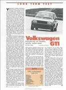1985 Motor Trend- GTI Long Term Test
